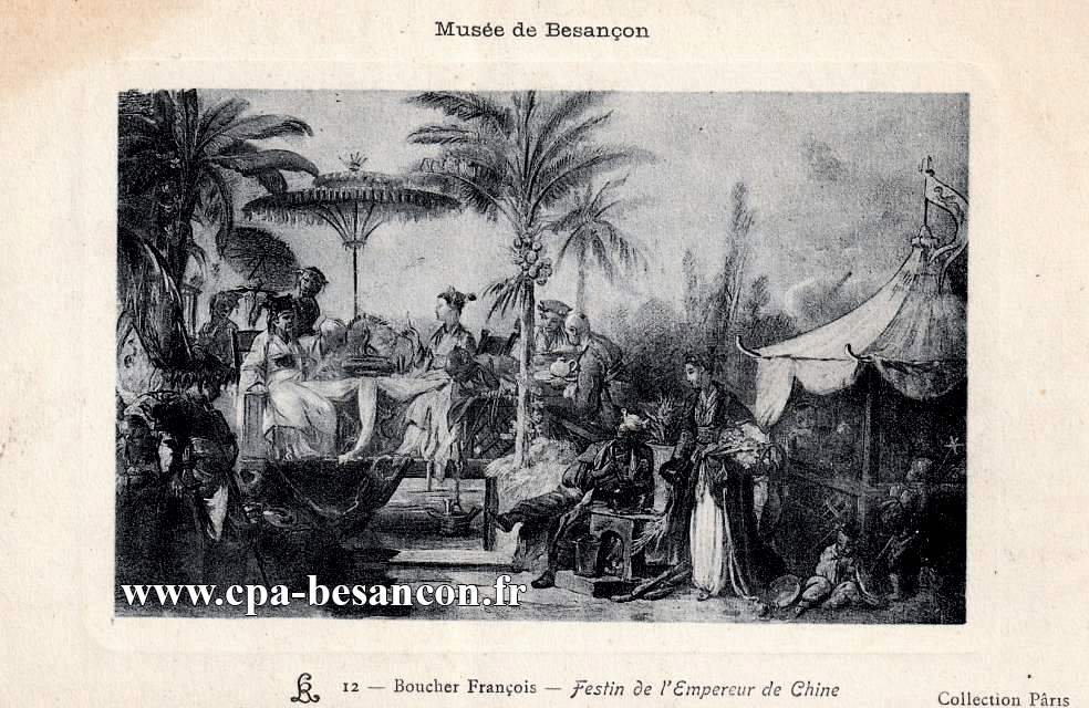 Musée de Besançon - 12 - Boucher François - Festin de l'Empereur de Chine